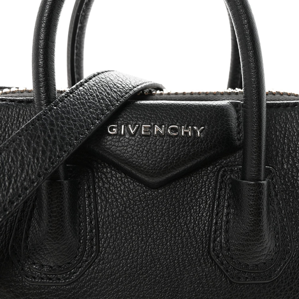 Sugar Goatskin Mini Antigona Black