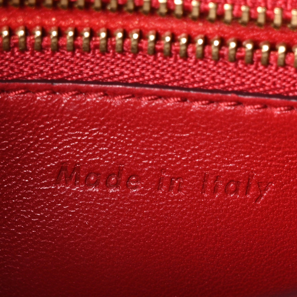 Box Calfskin Small Classic Box Flap Bag Red