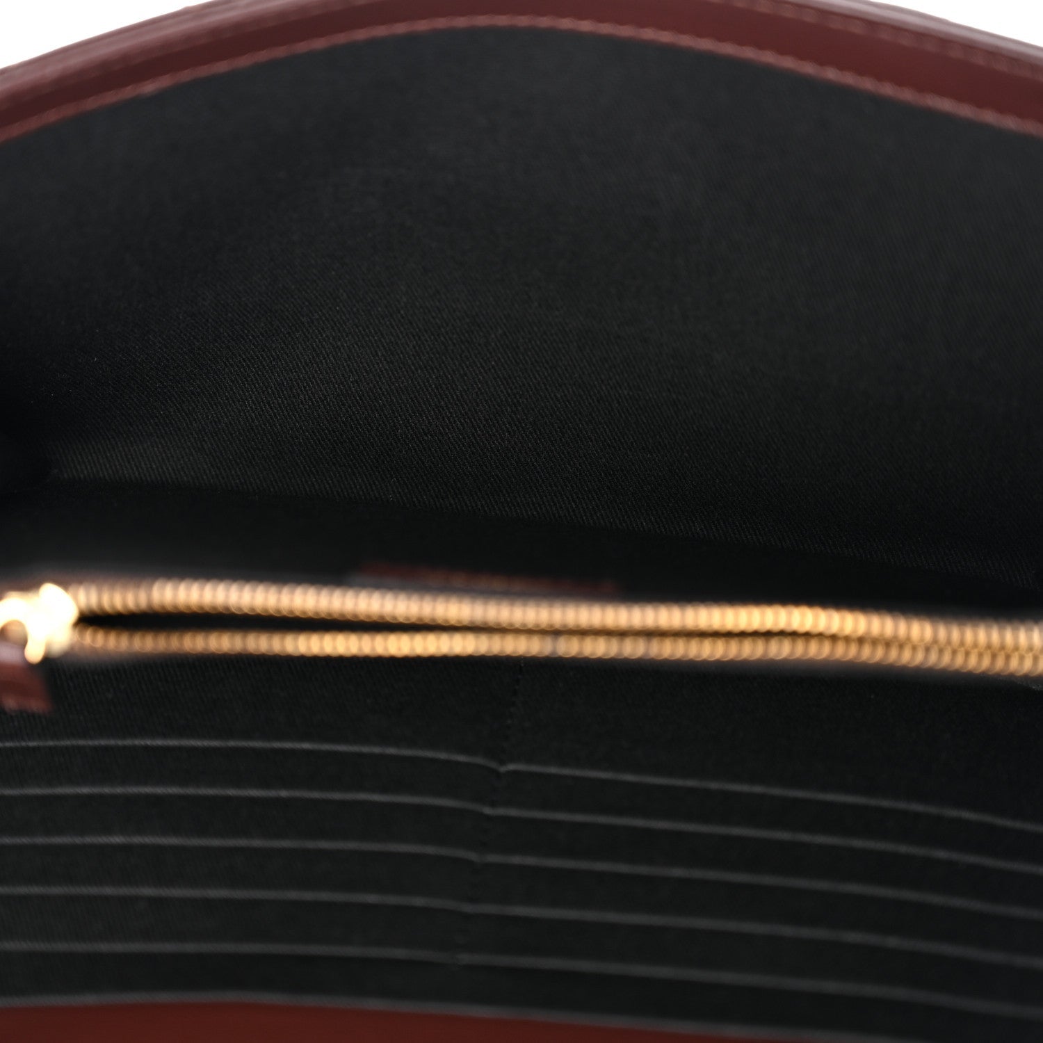 Lambskin Quilted Medusa Wallet On Chain Crossbody Chocolate