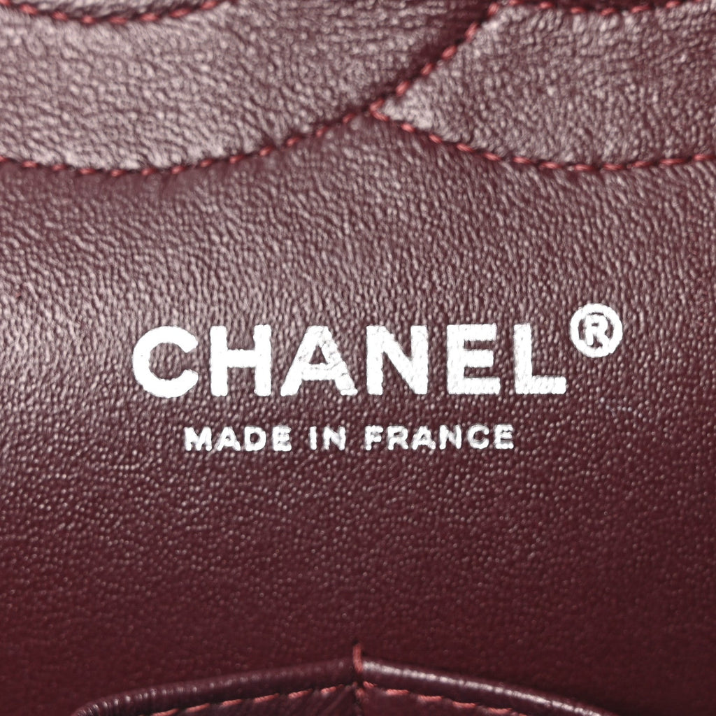 Lambskin Quilted Jumbo Double Flap Black