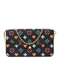 Game On Felicie Chain Wallet Black