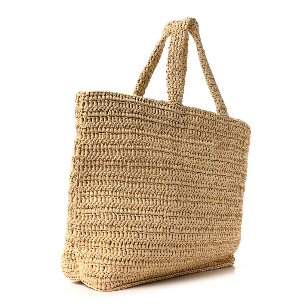 Raffia Rive Gauche Tote Natural
