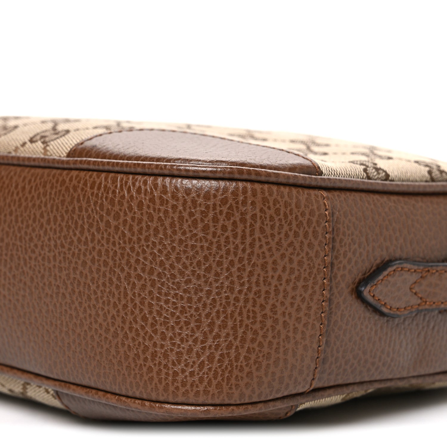 Monogram Mini Bree Messenger Bag Beige Tabacco