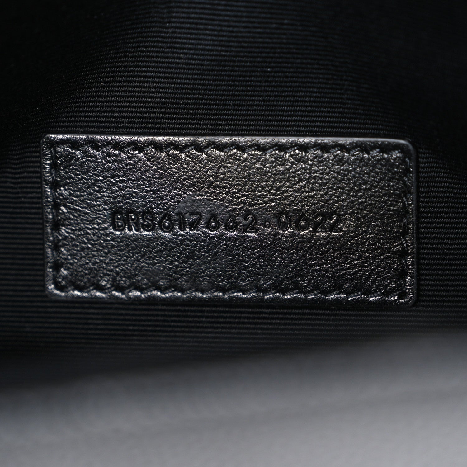Grain De Poudre Matelasse Chevron Monogram Monochrome Envelope Clutch Black