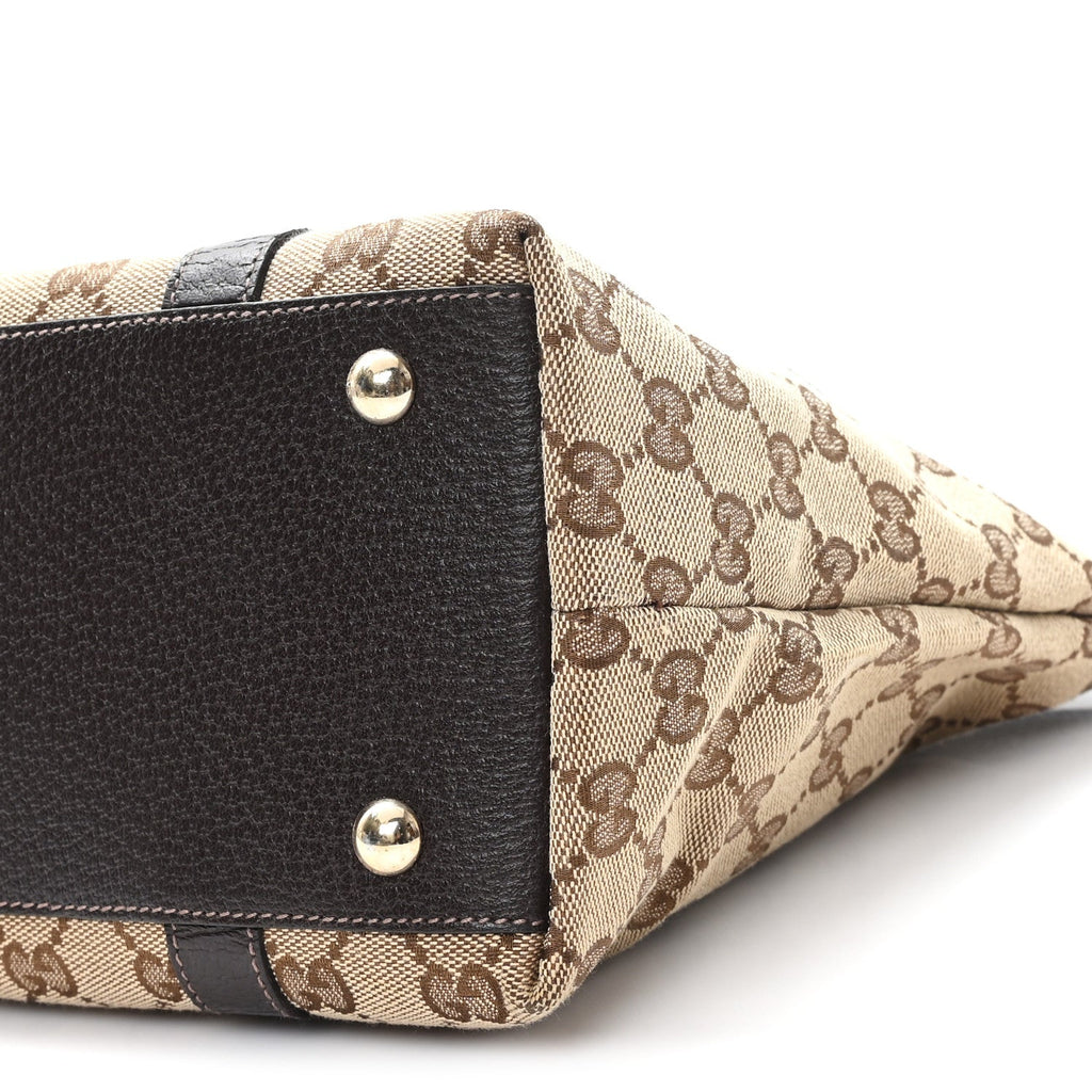 Monogram Medium Abbey Tote Brown