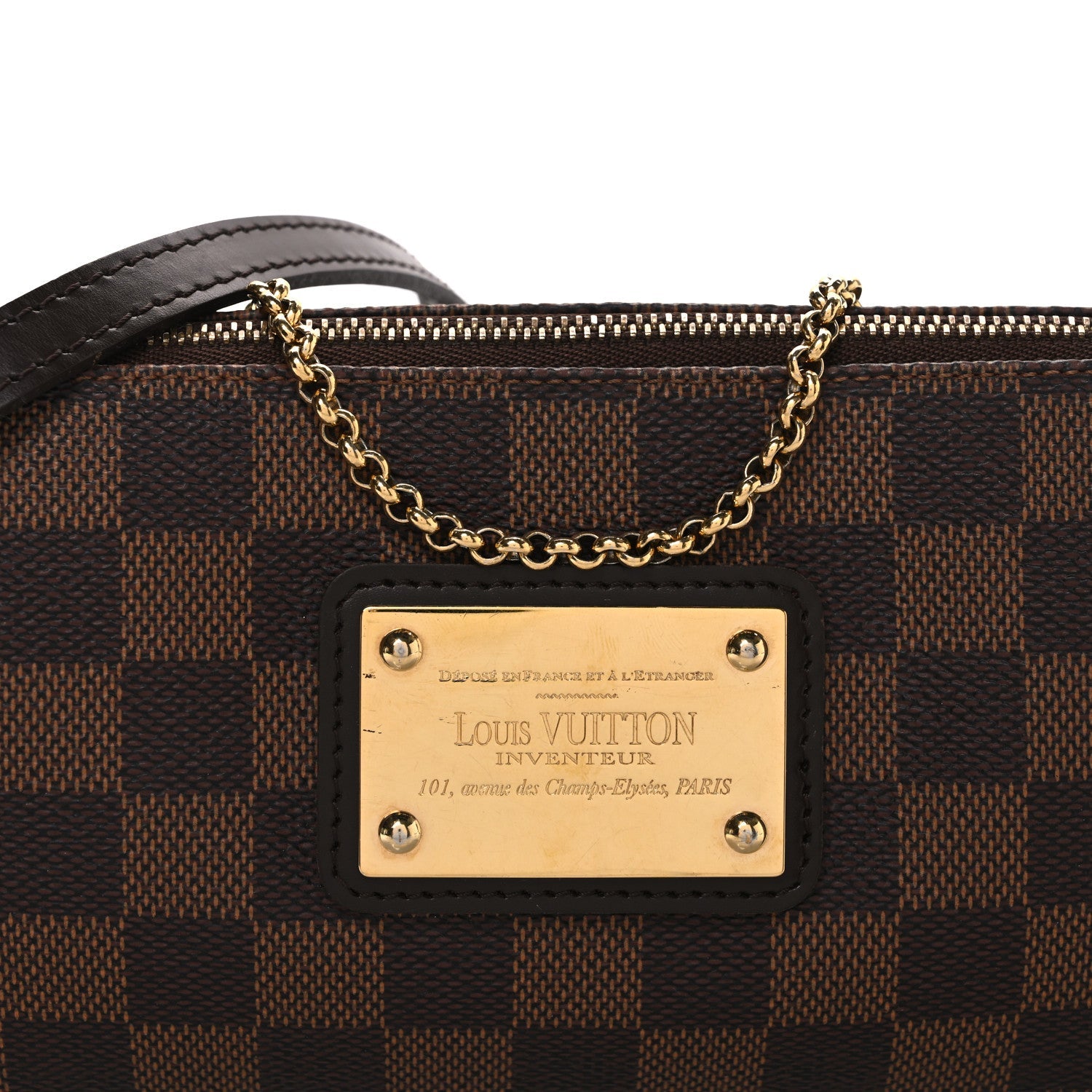 Damier Ebene Eva Clutch