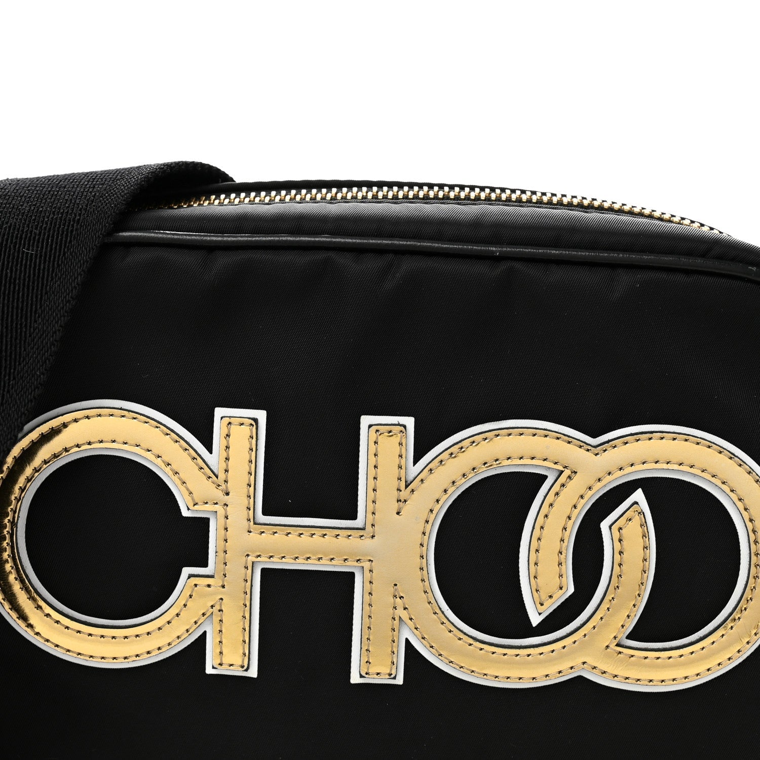 Nylon Lorelle Logo Camera Bag Black