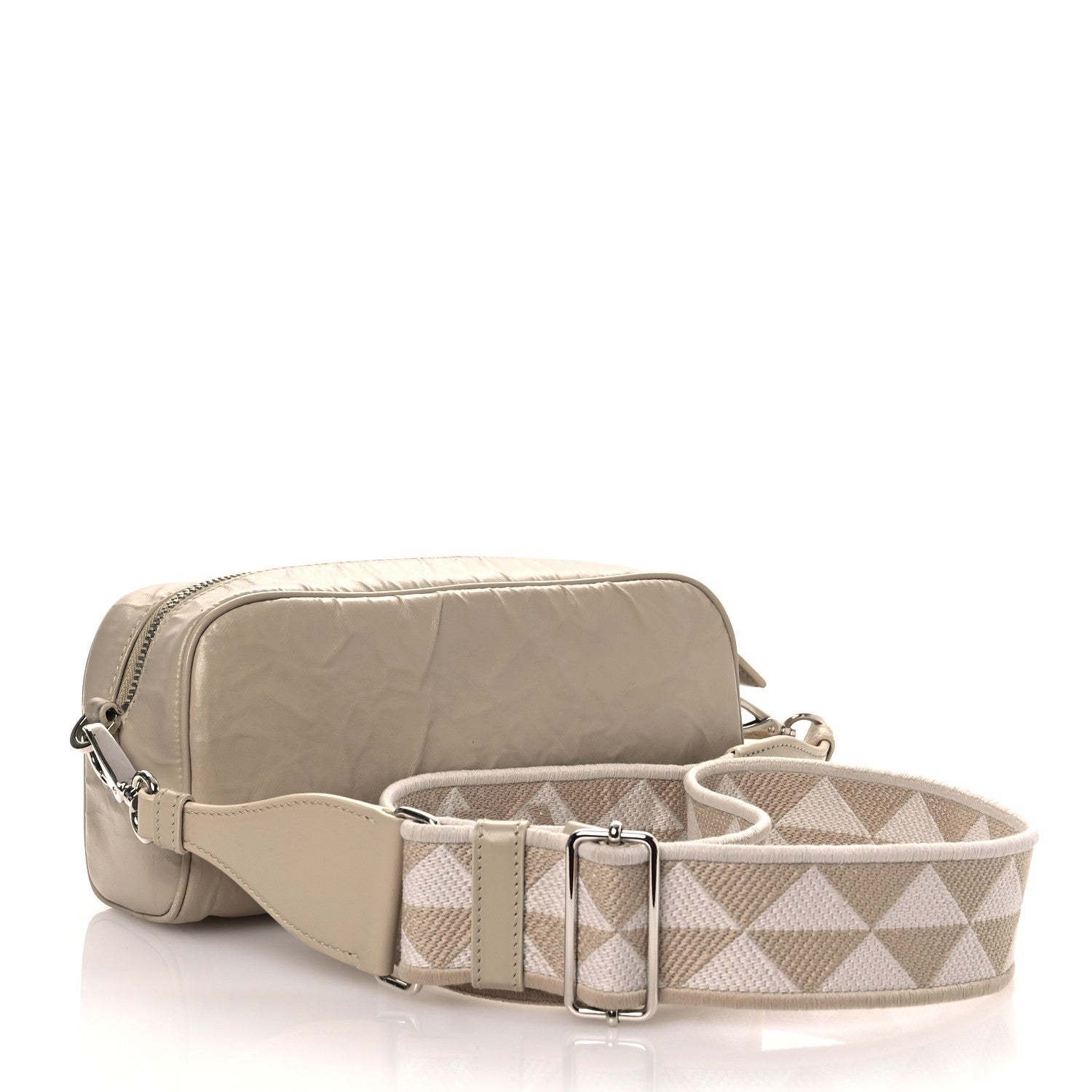 Nappa Antique Multi-Pocket Shoulder Bag Deserto