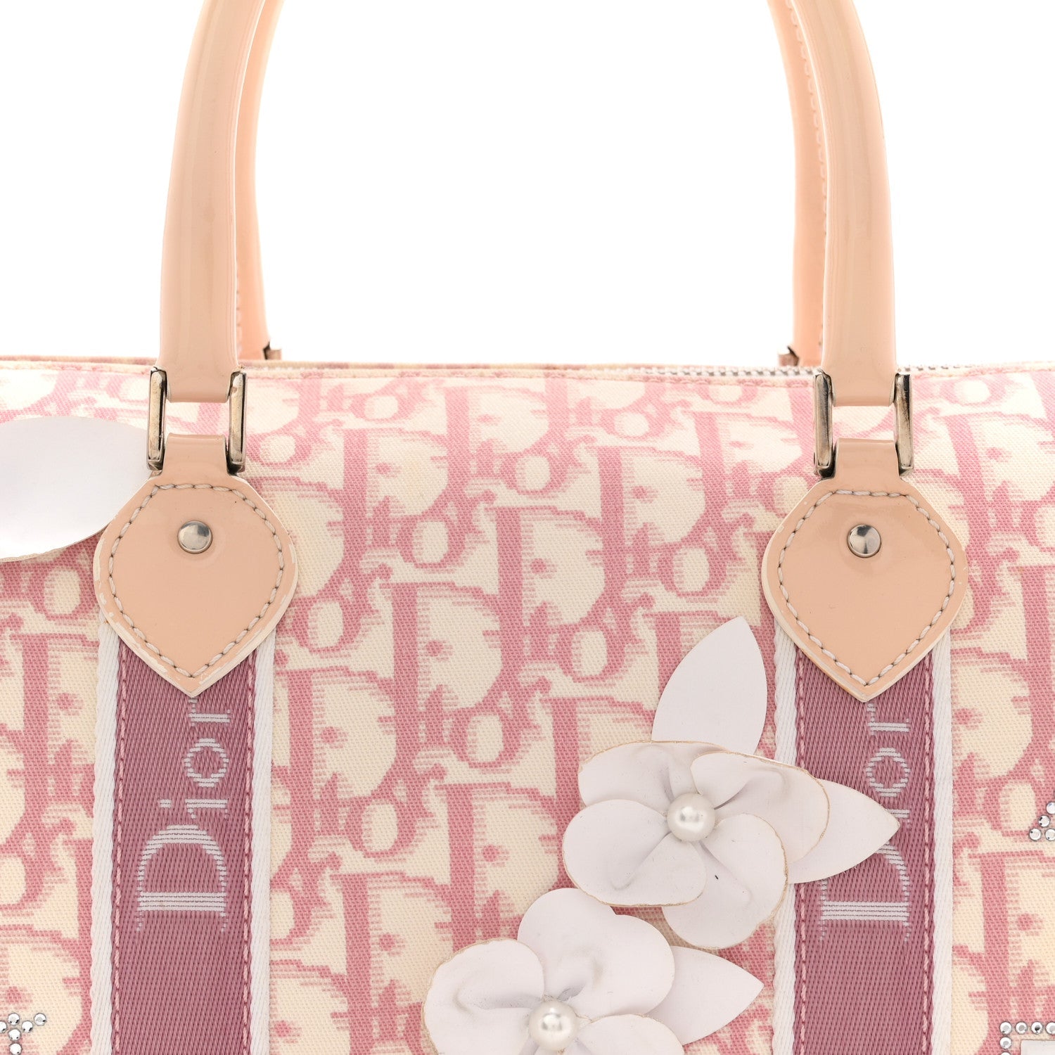 Monogram Girly Boston Pink