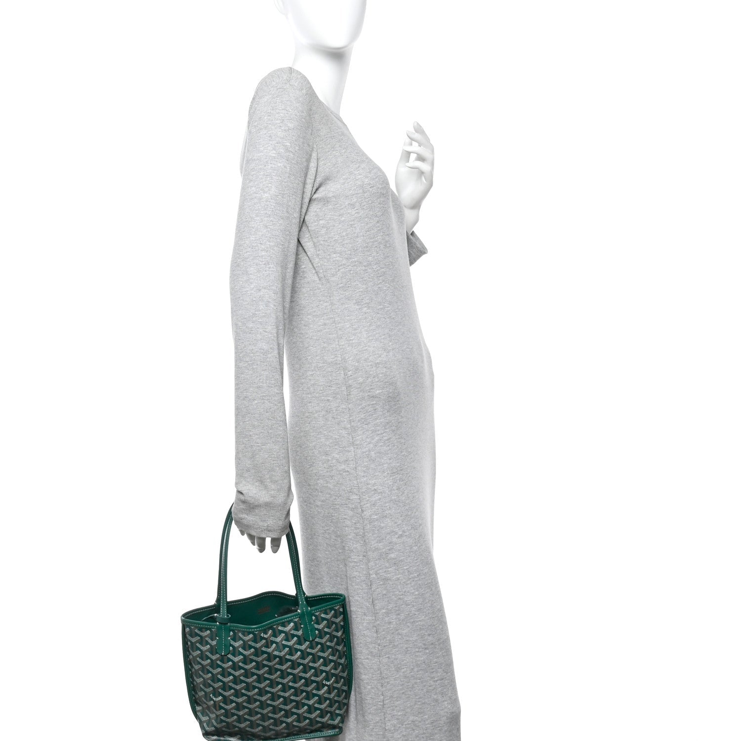 Goyardine Reversible Mini Anjou Green
