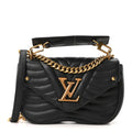 Calfskin New Wave Chain PM Black