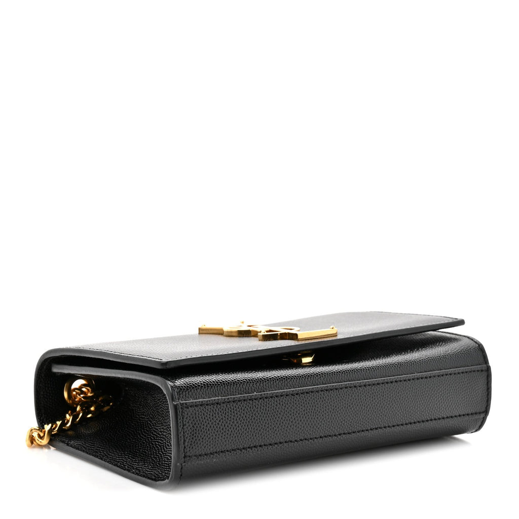 Grain De Poudre Small Monogram Kate Satchel Black