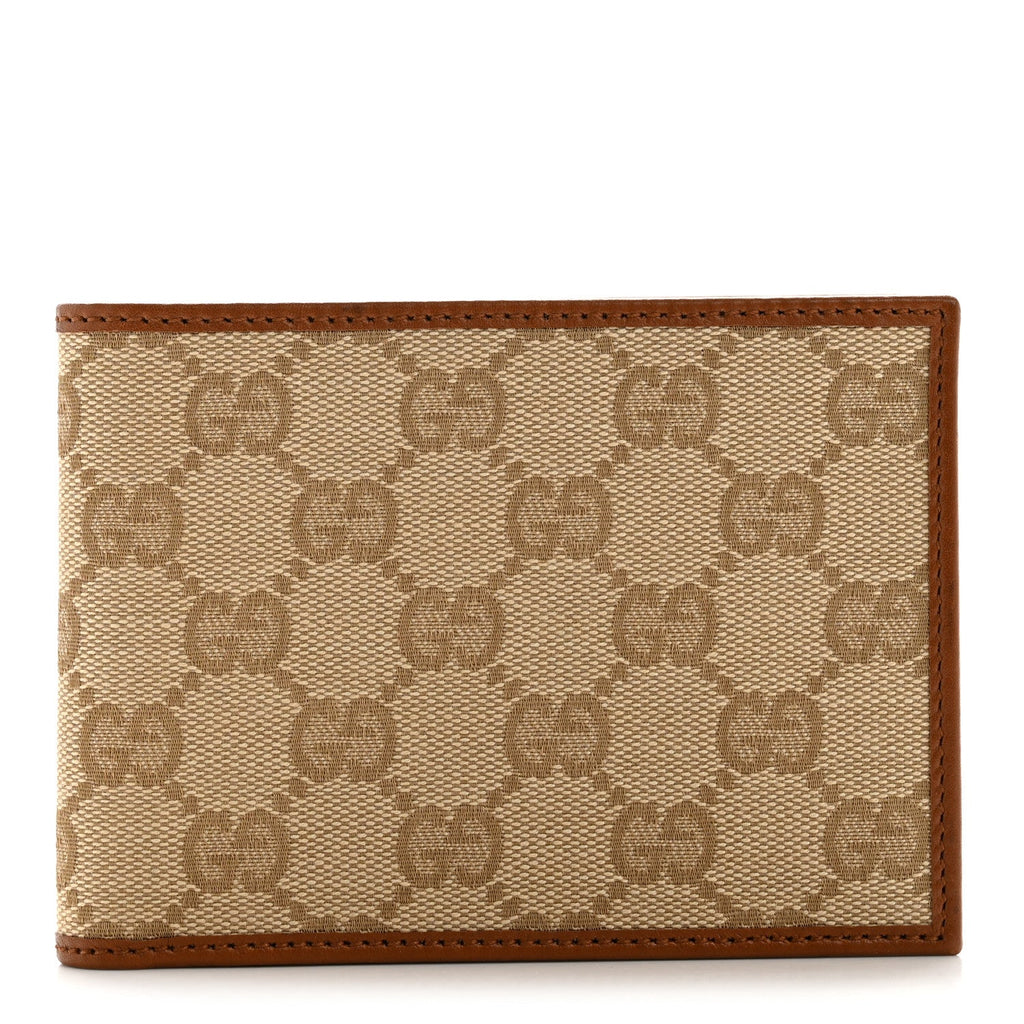 Monogram Bi-Fold Wallet Brown