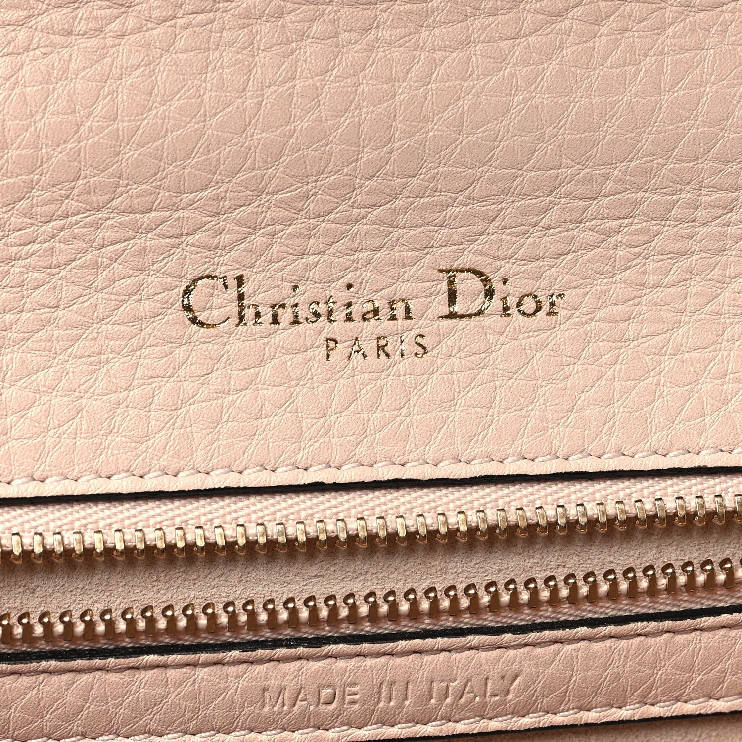 Grained Calfskin Small Diorama Flap Bag Pink
