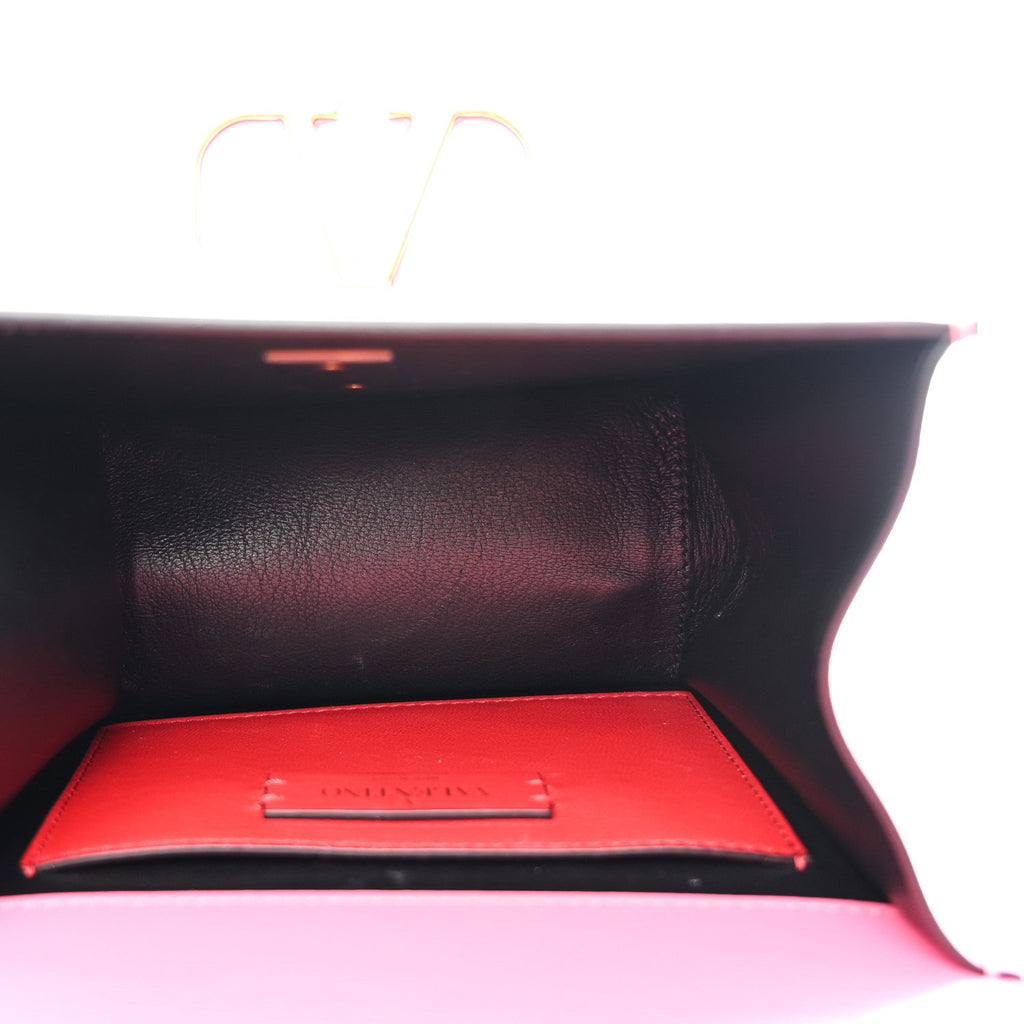 Smooth Calfskin Small VSling Shoulder Bag Pink