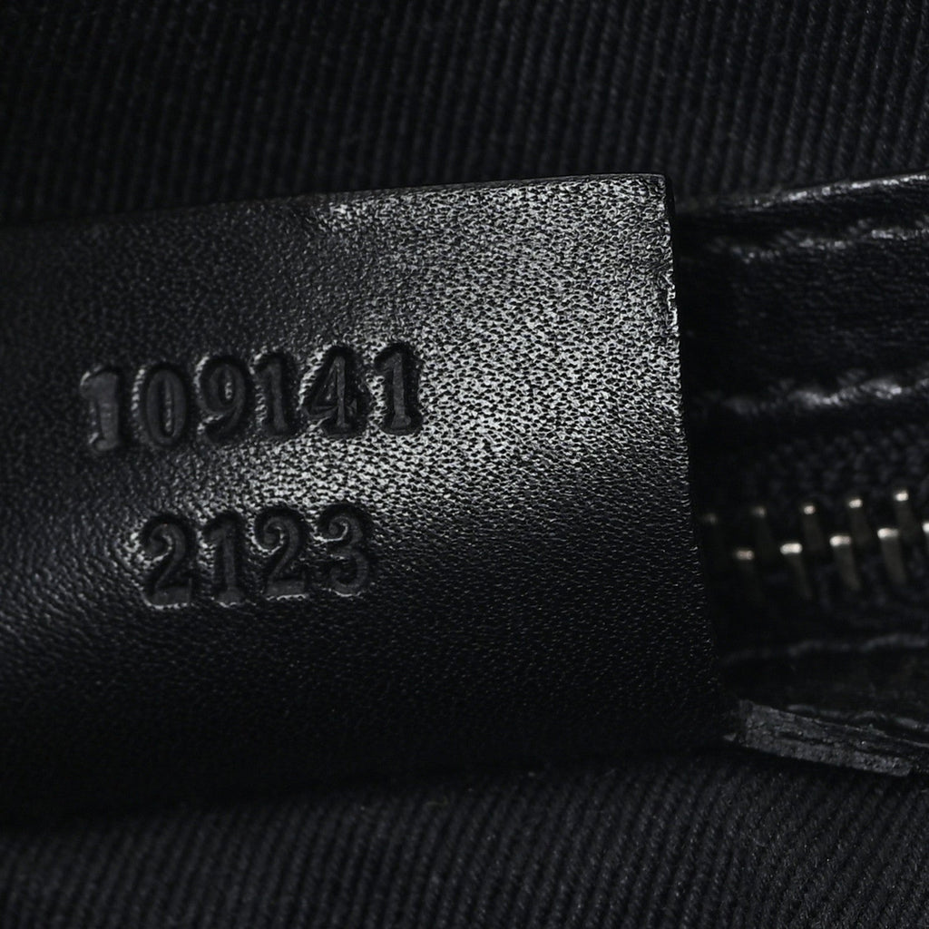 Monogram Braided Tote Black