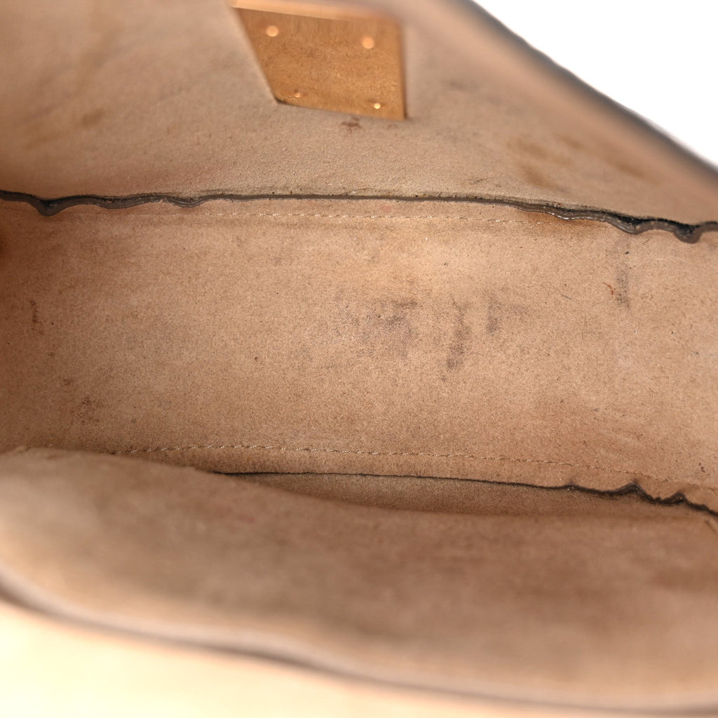Grained Lambskin Mini Drew Shoulder Bag Black
