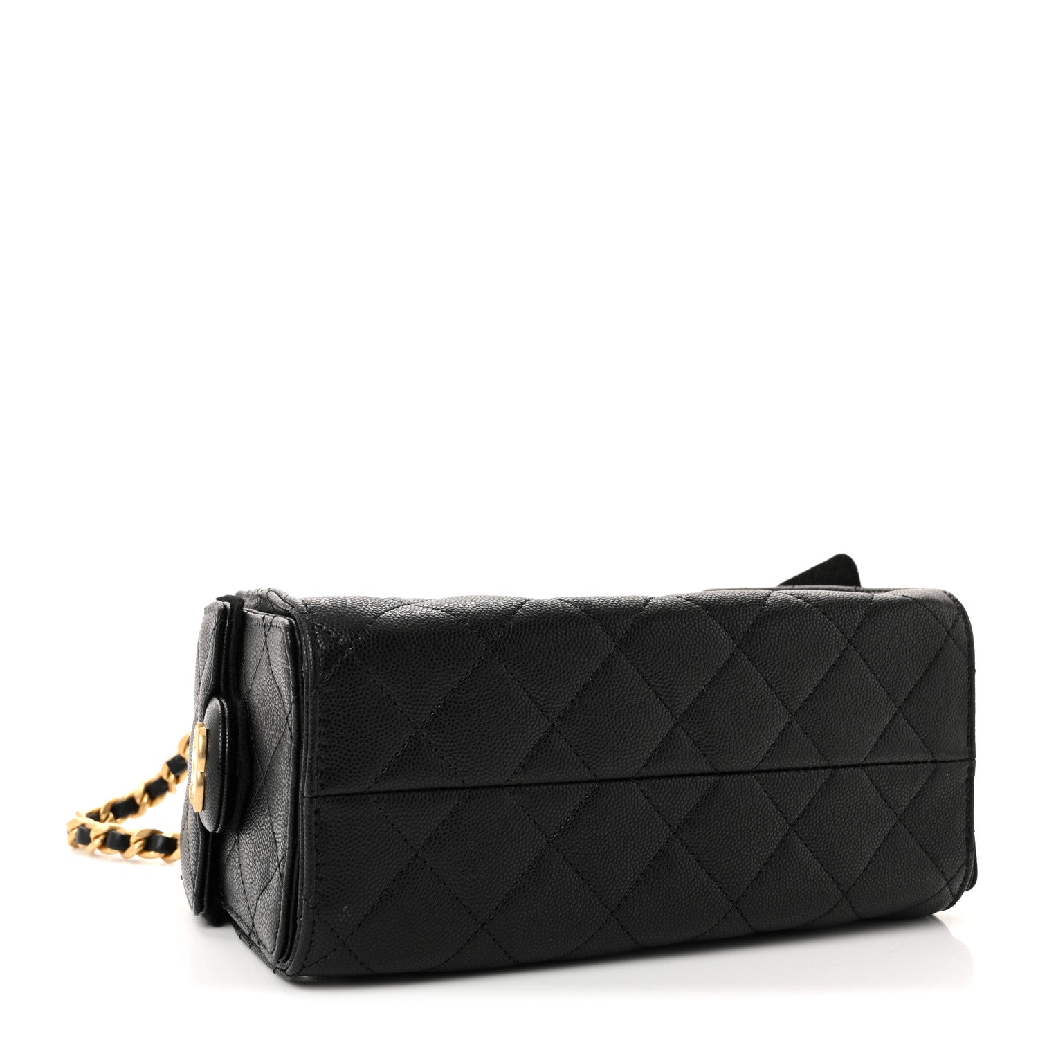 Caviar Quilted Mini Chanel 25 Handbag Black
