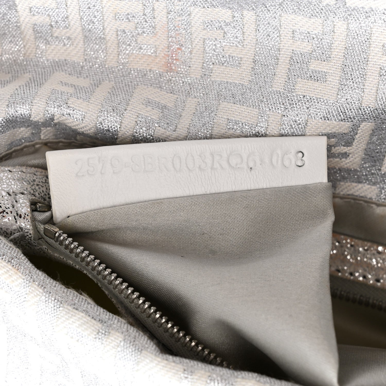Metallic Zucchino Baguette Silver