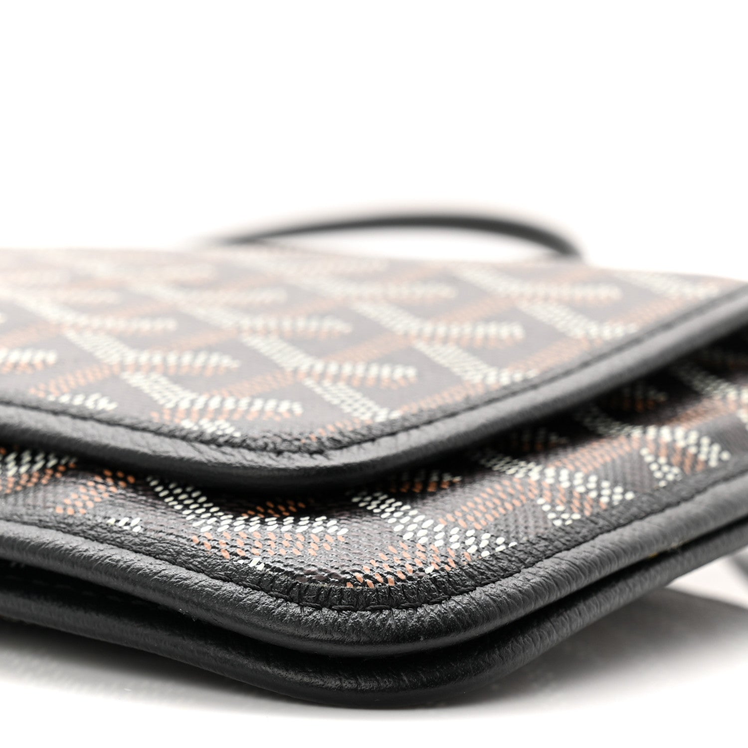 Goyardine Plumet Wallet Clutch Black