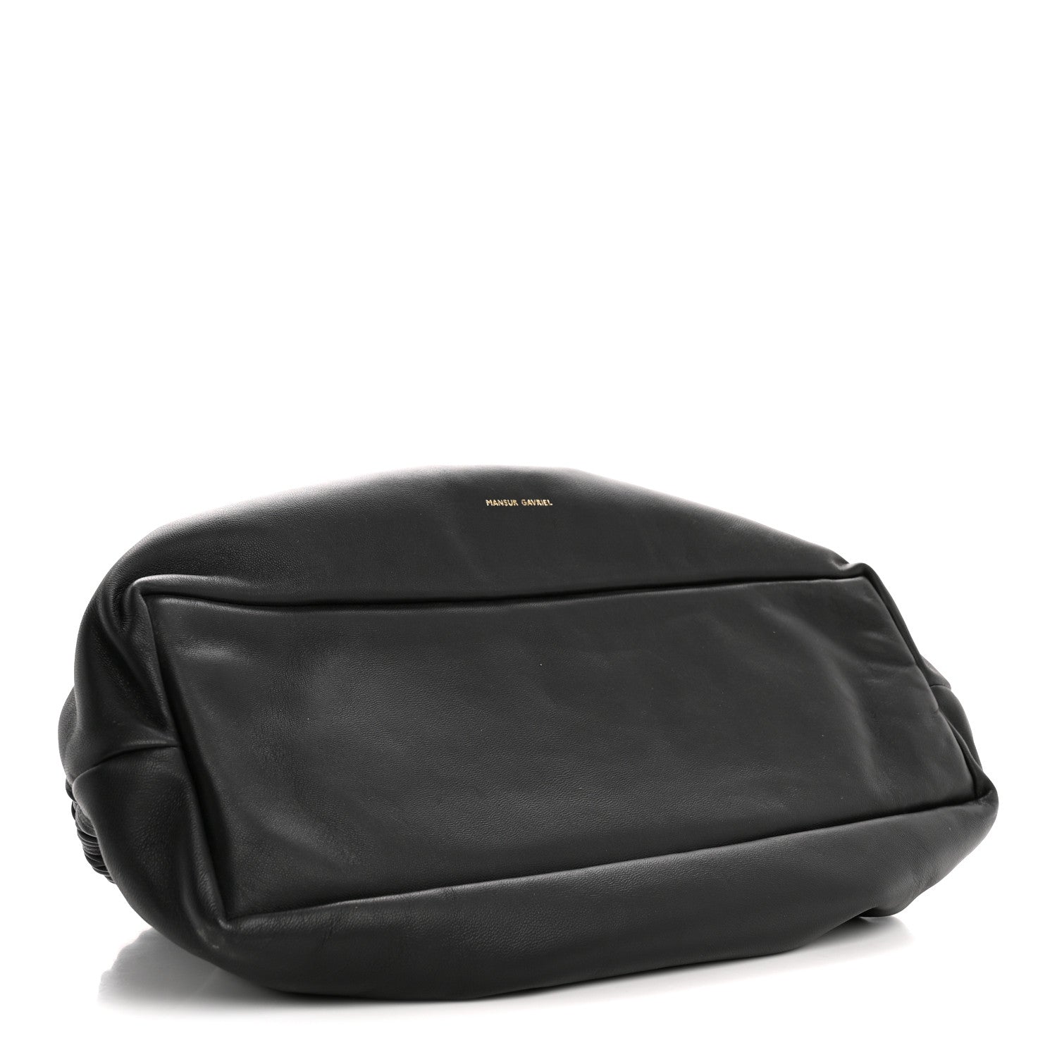 Lambskin Cloud Clutch Black Flamma