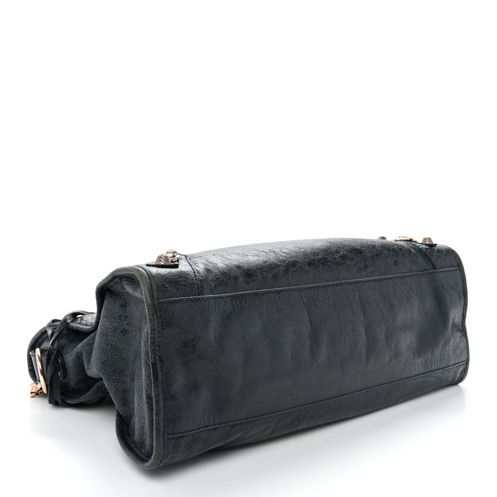 Agneau Giant 12 Rose Gold Hardware City Dark Night