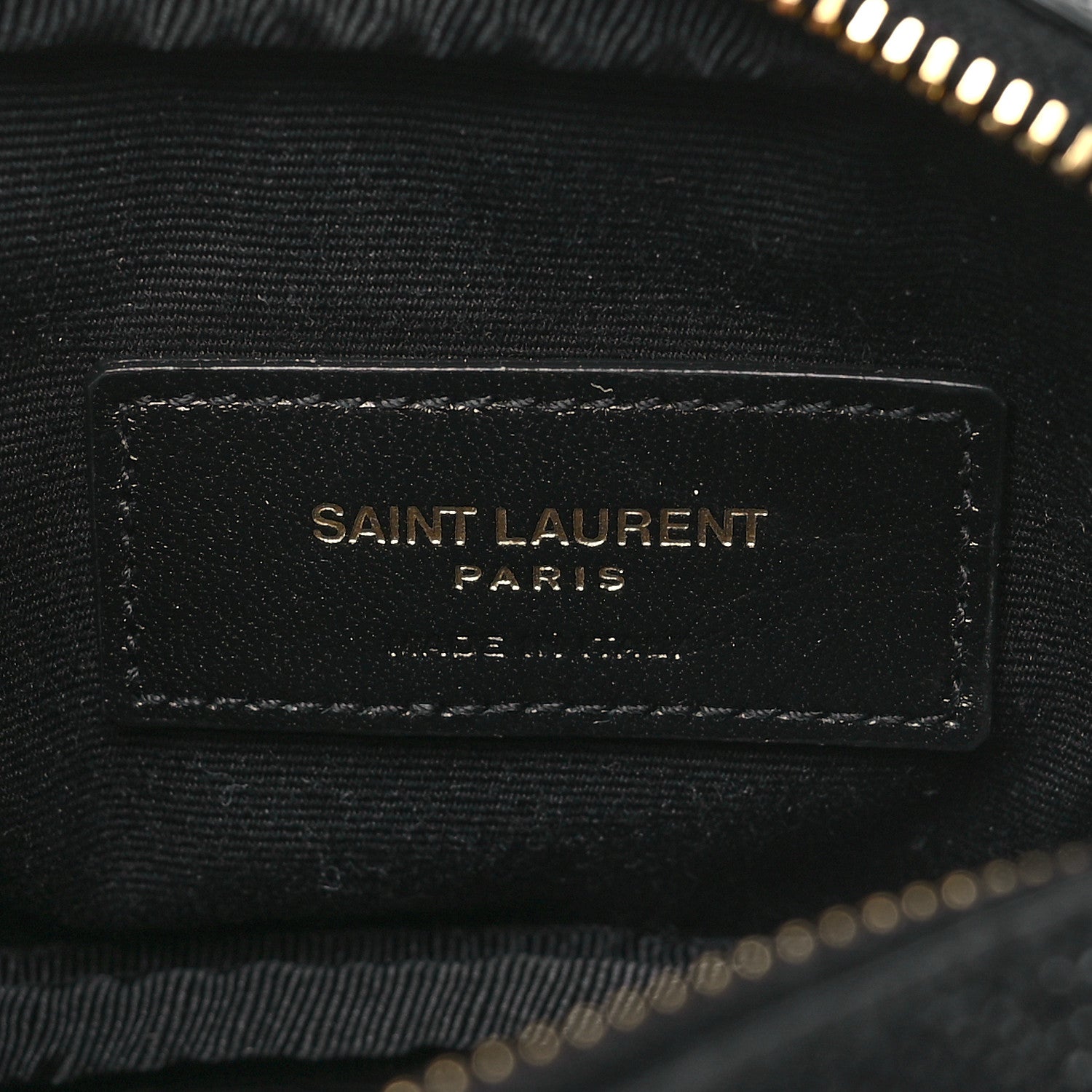 Grain De Poudre Matelasse Monogram Baby Lou Camera Bag Black