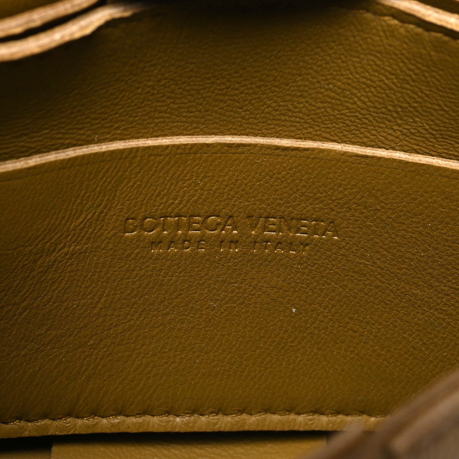 Lambskin Maxi Intrecciato Extra Mini Cassette Crossbody Bag Ochre