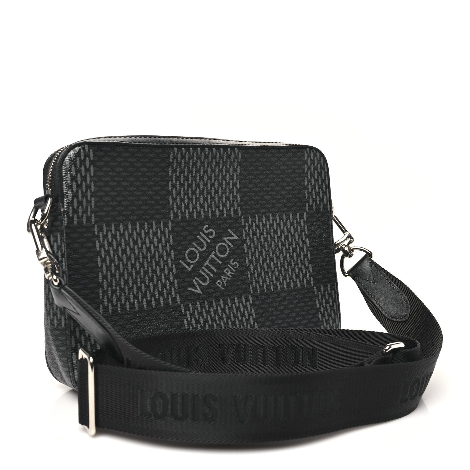 Damier Graphite 3D Trio Messenger