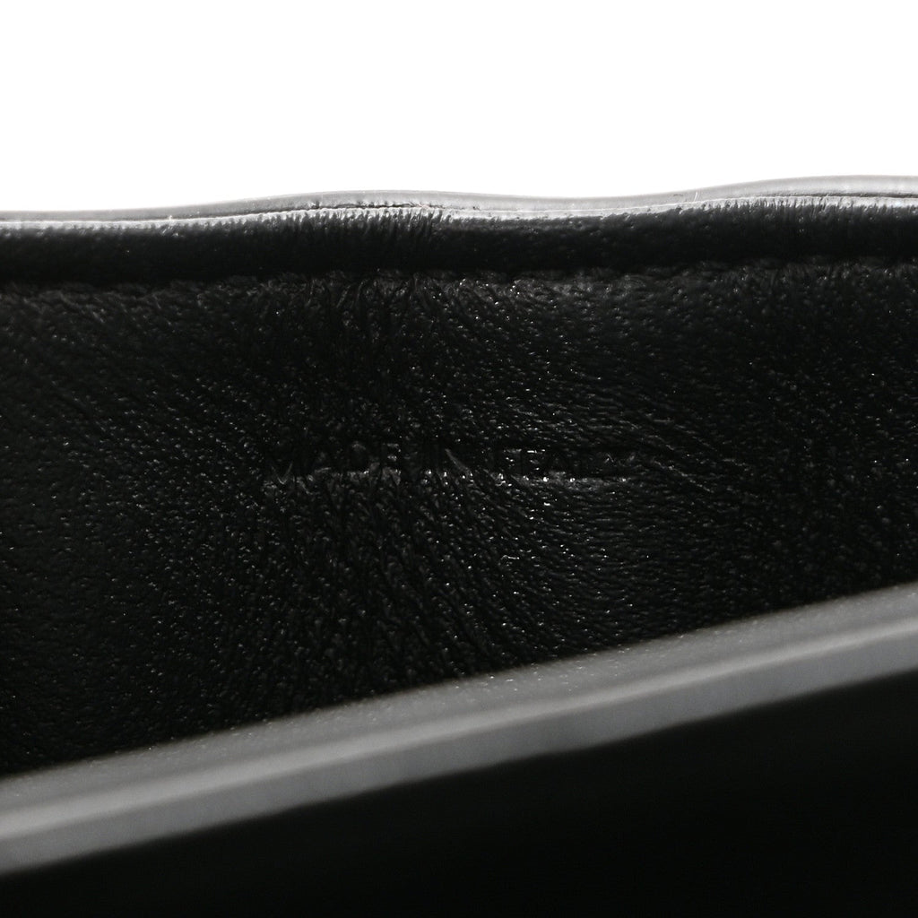 Calfskin Besace Clea Chain Triomphe Black