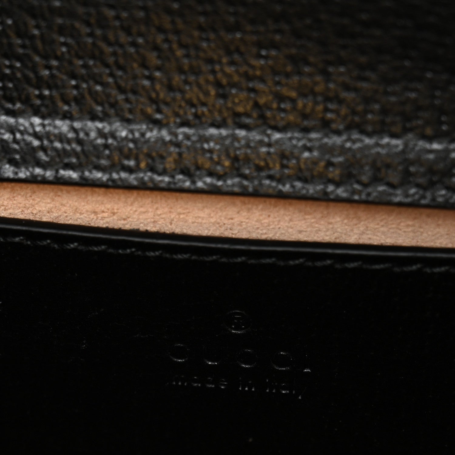 Textured Dollar Calfskin Web Small Diana Shoulder Bag Black Dusty Grey