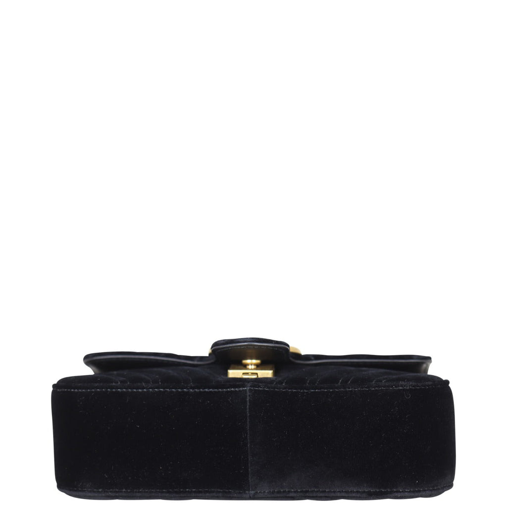 Gucci GG Marmont Velvet Mini Shoulder Bag