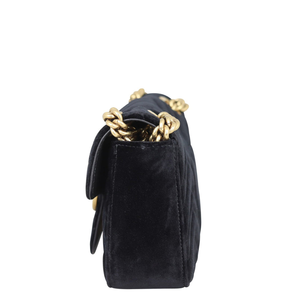 Gucci GG Marmont Velvet Mini Shoulder Bag