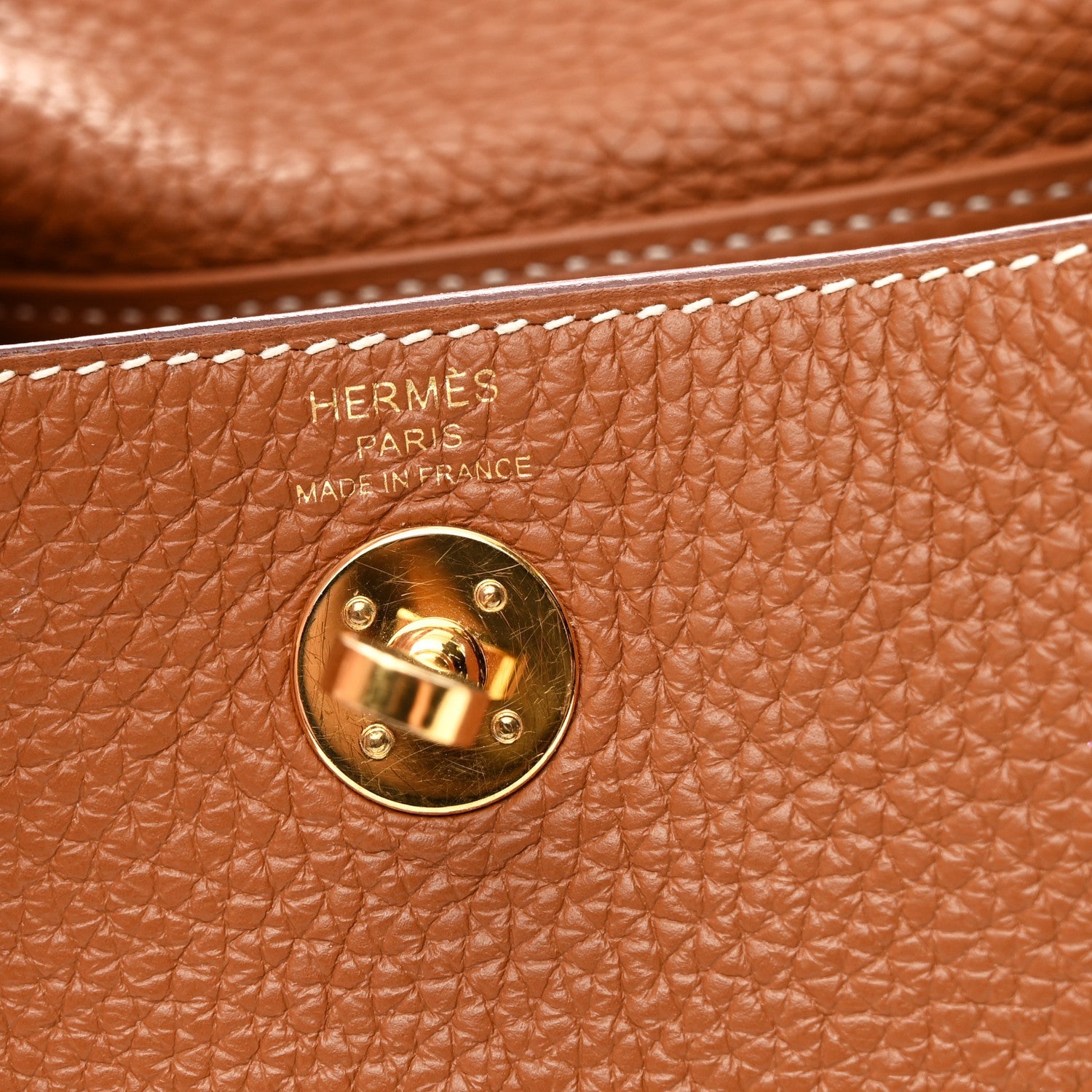 Taurillon Clemence Mini Lindy 20 Gold