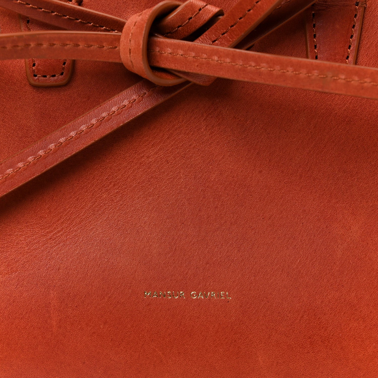 Calfskin Mini Sun Bag Brandy