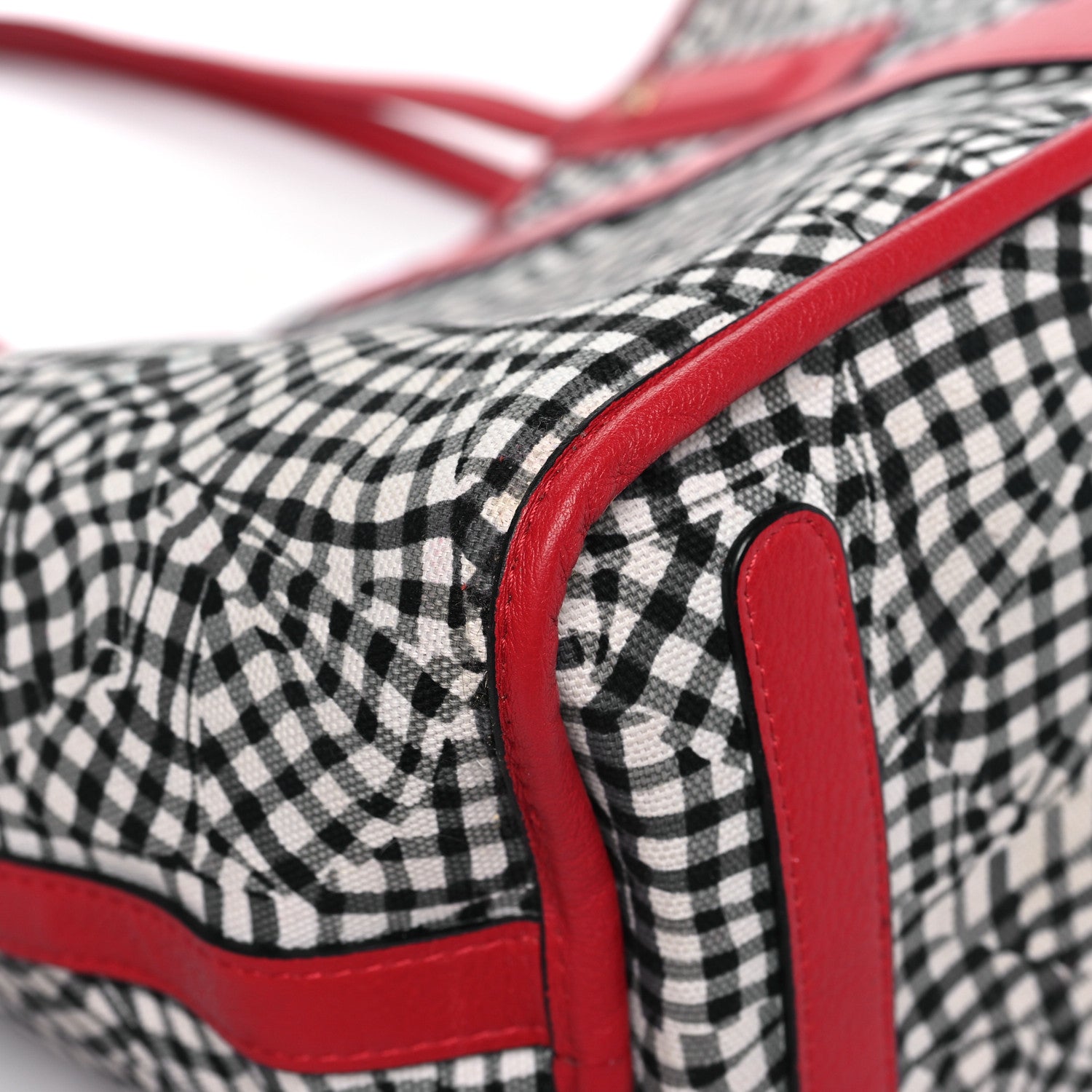 Visetos Medium Liz Reversible Shopper Tote Ruby Red