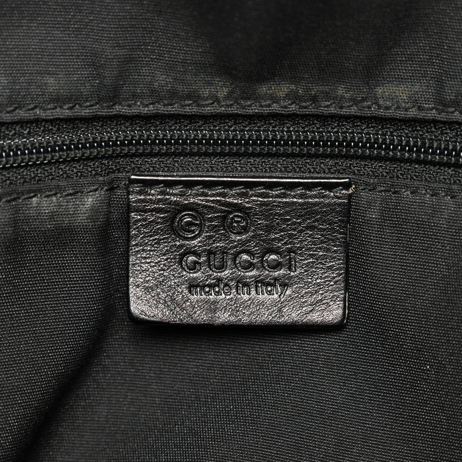 Calfskin Guccissima Full Moon Tote Black
