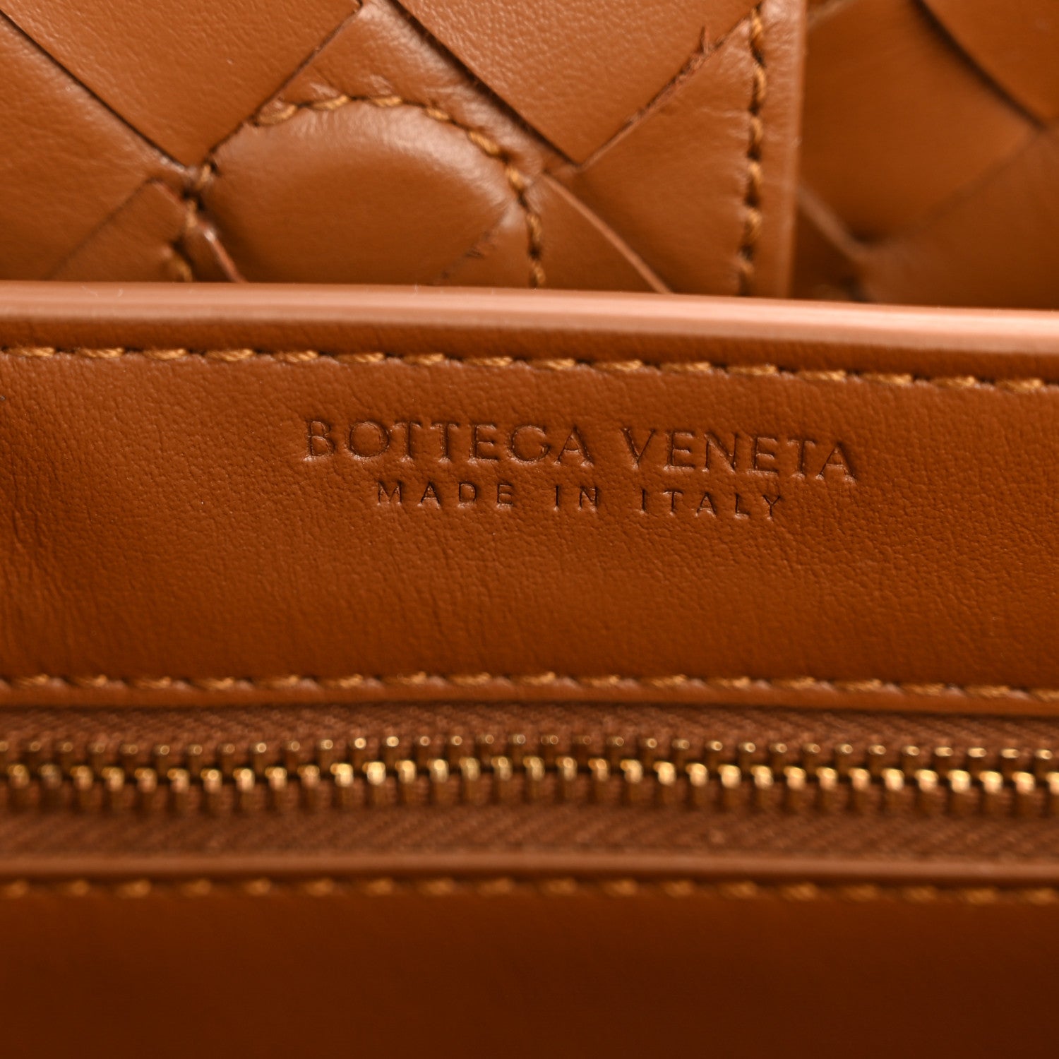 Suede Intrecciato Small Andiamo Shoulder Bag Amber