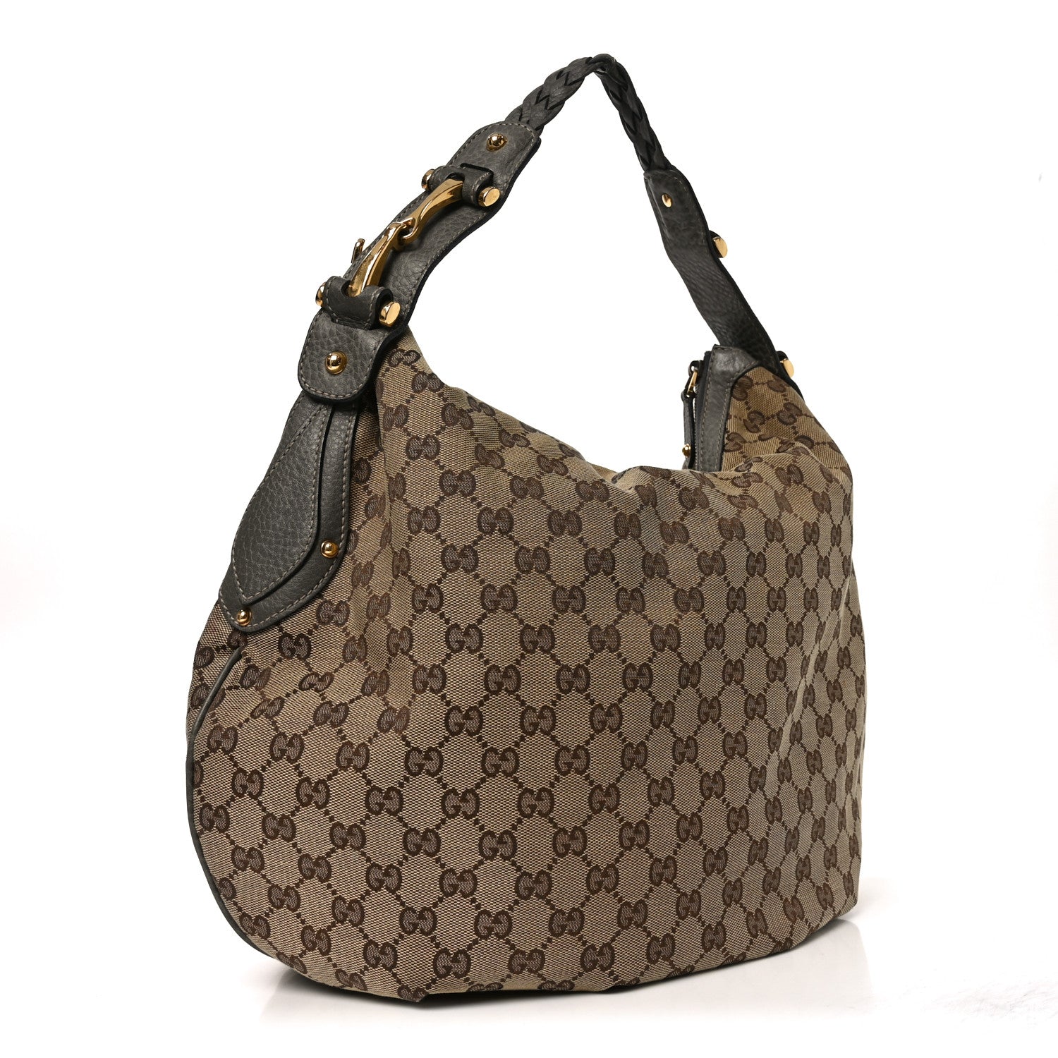 Monogram Medium Pelham Hobo Grey