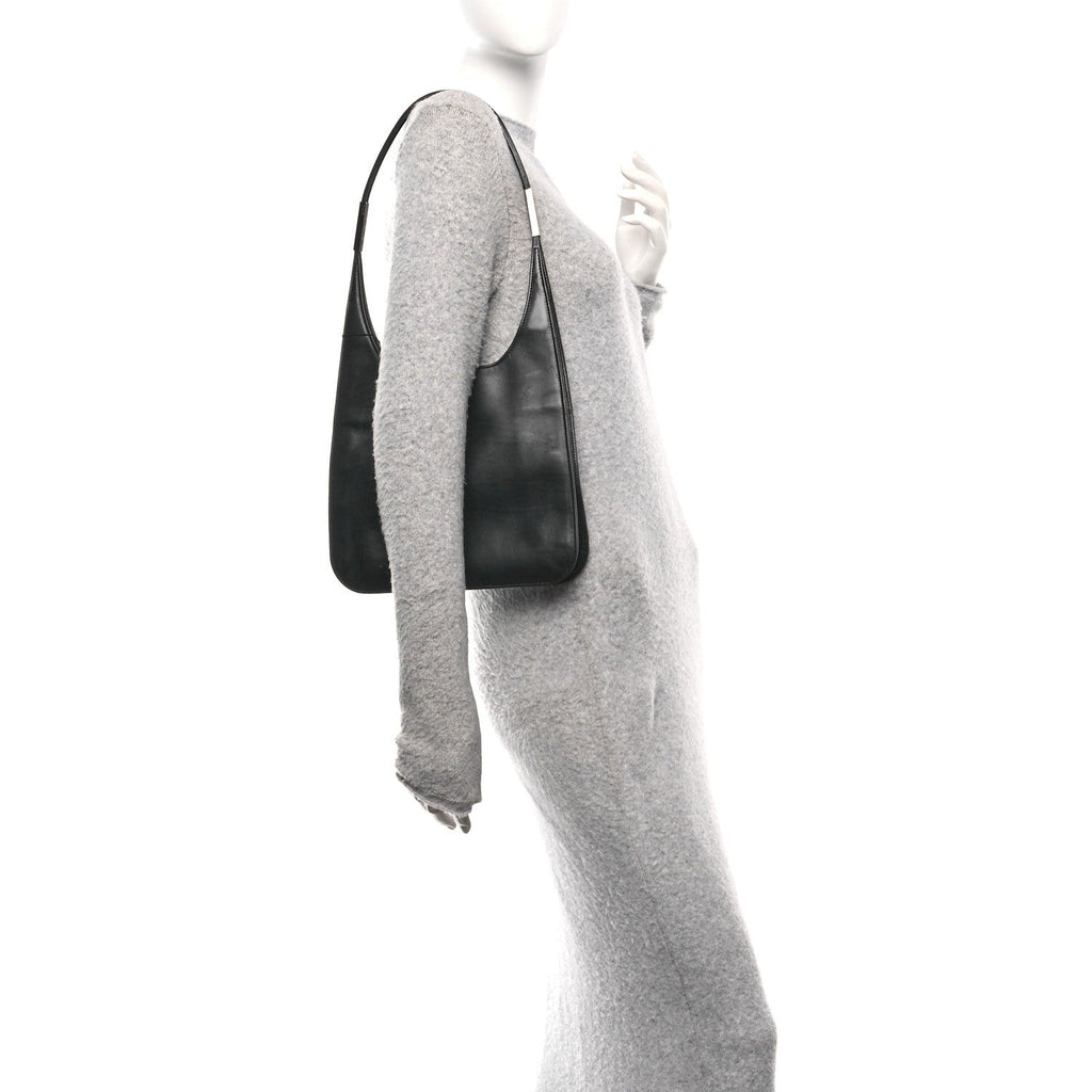 Calfskin Hobo Bag Black