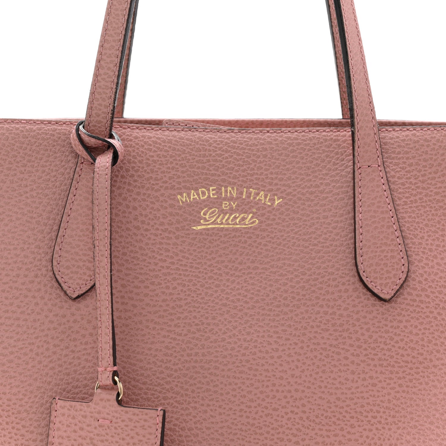 Dollar Calfskin Small Swing Tote Soft Pink
