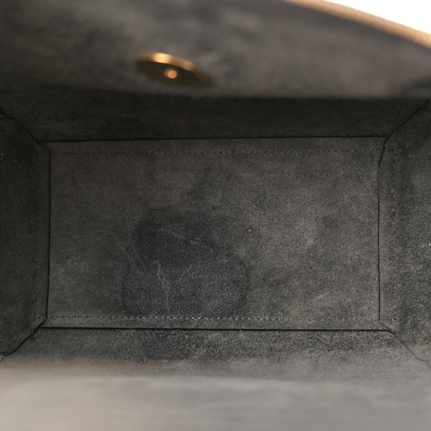 Grained Calfskin Nano Belt Bag Grey
