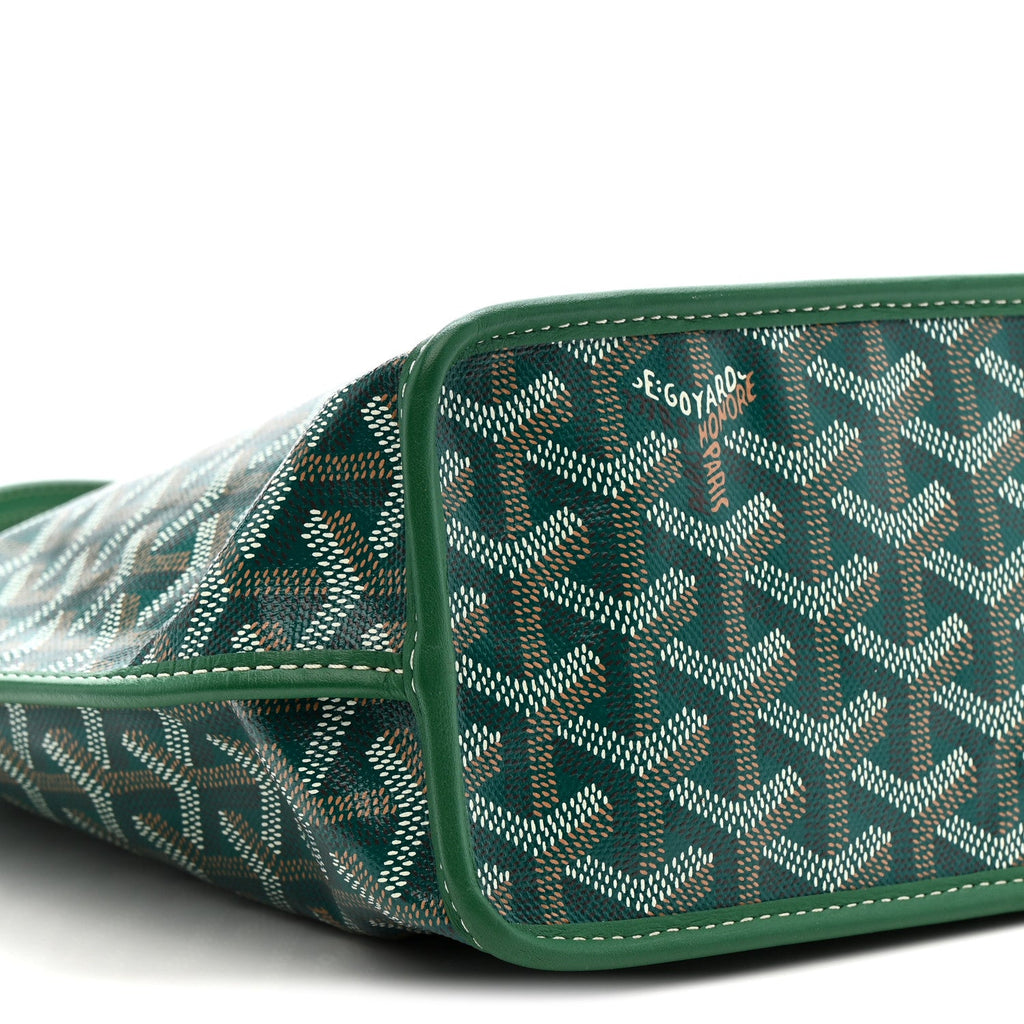 Goyardine Reversible Mini Anjou Green