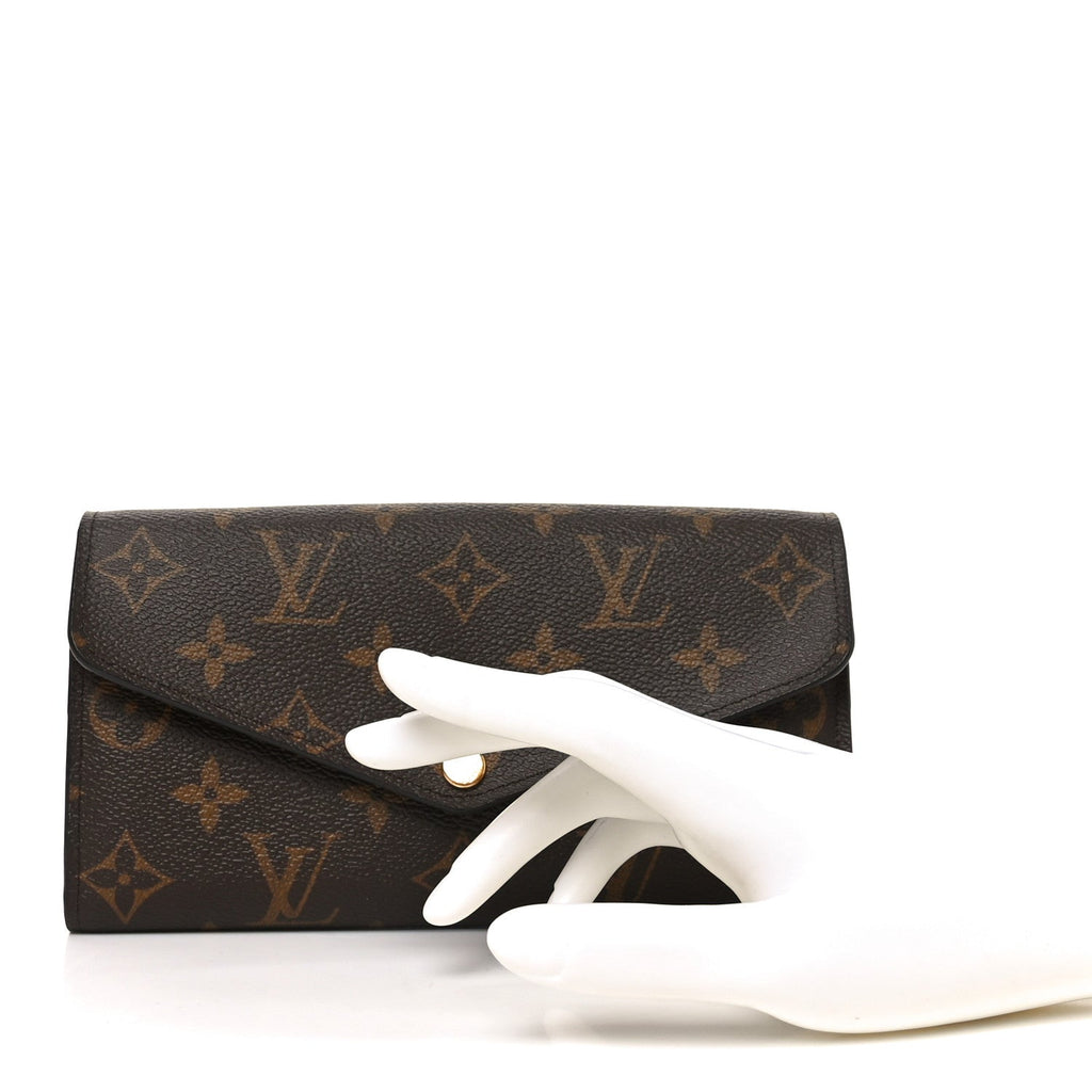 Monogram Sarah Wallet NM Coquelicot