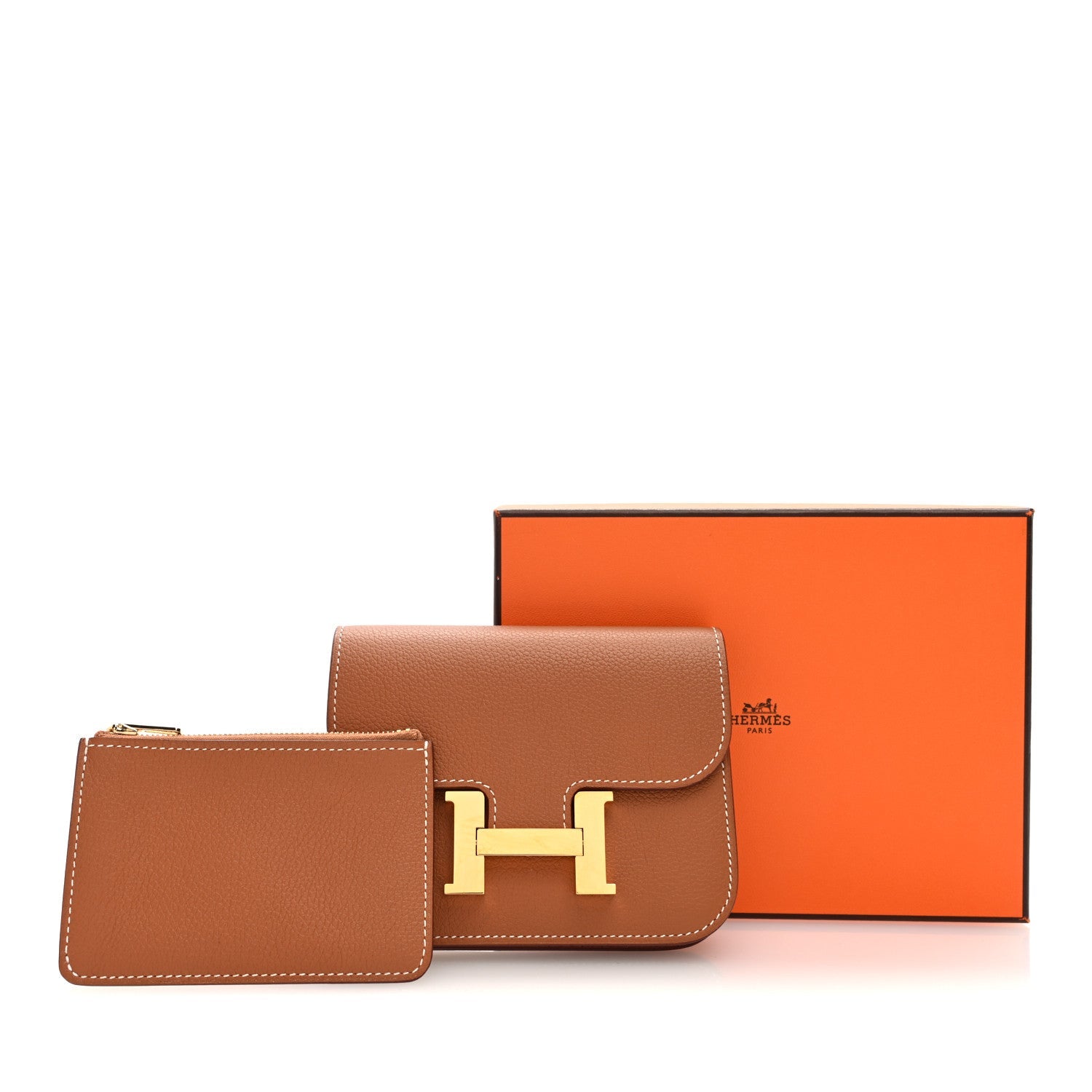 Evercolor Constance Slim Wallet Gold