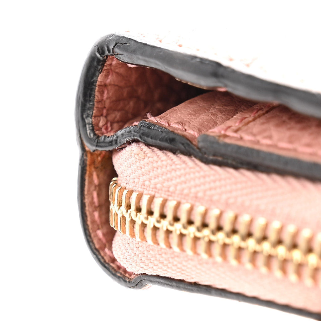 Dollar Calfskin Interlocking G Continental Wallet Soft Pink
