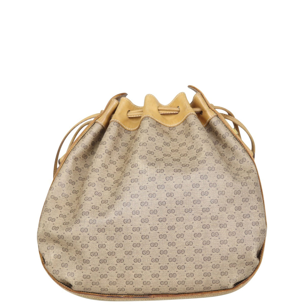 Gucci Micro GG Drawstring Bucket Bag