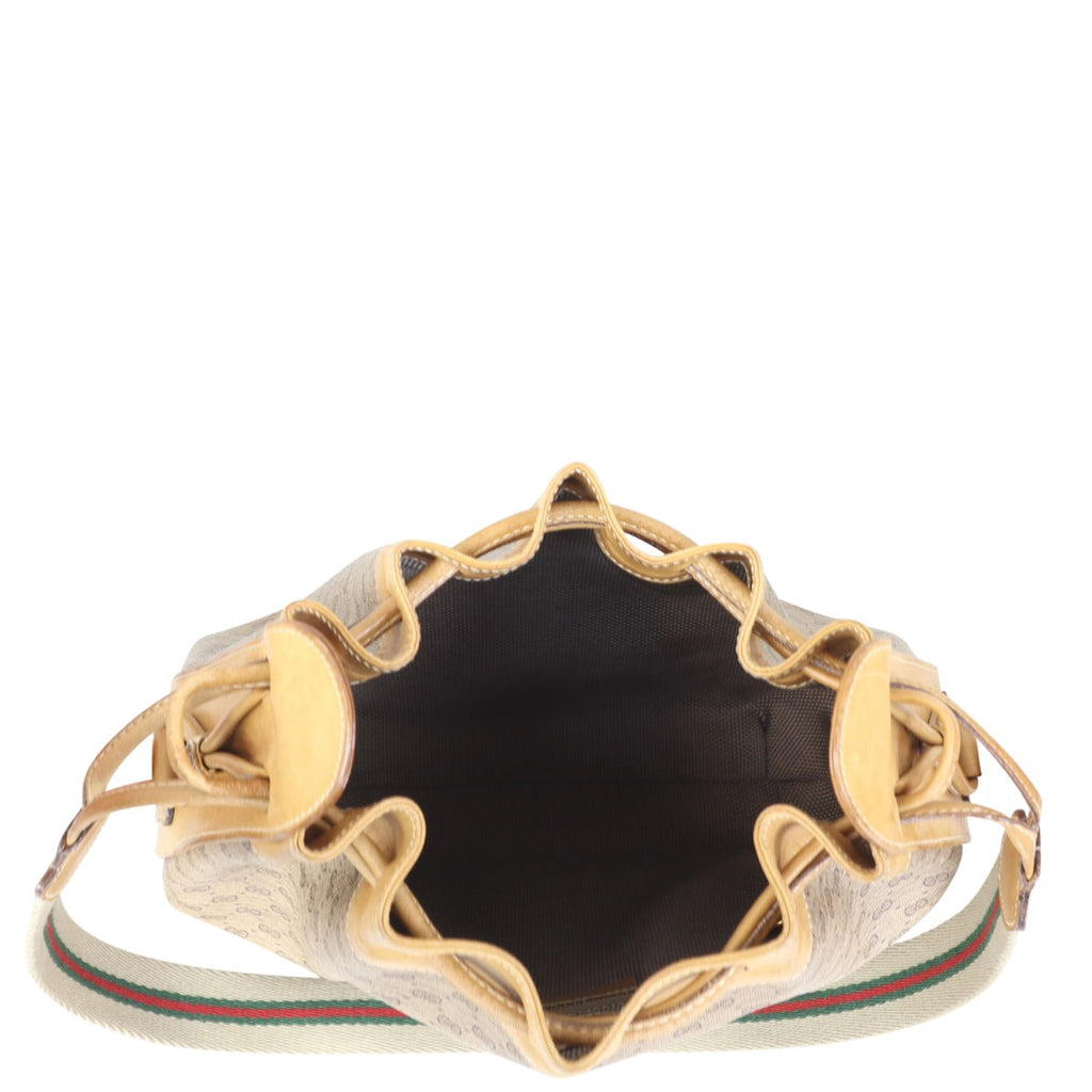 Gucci Micro GG Drawstring Bucket Bag