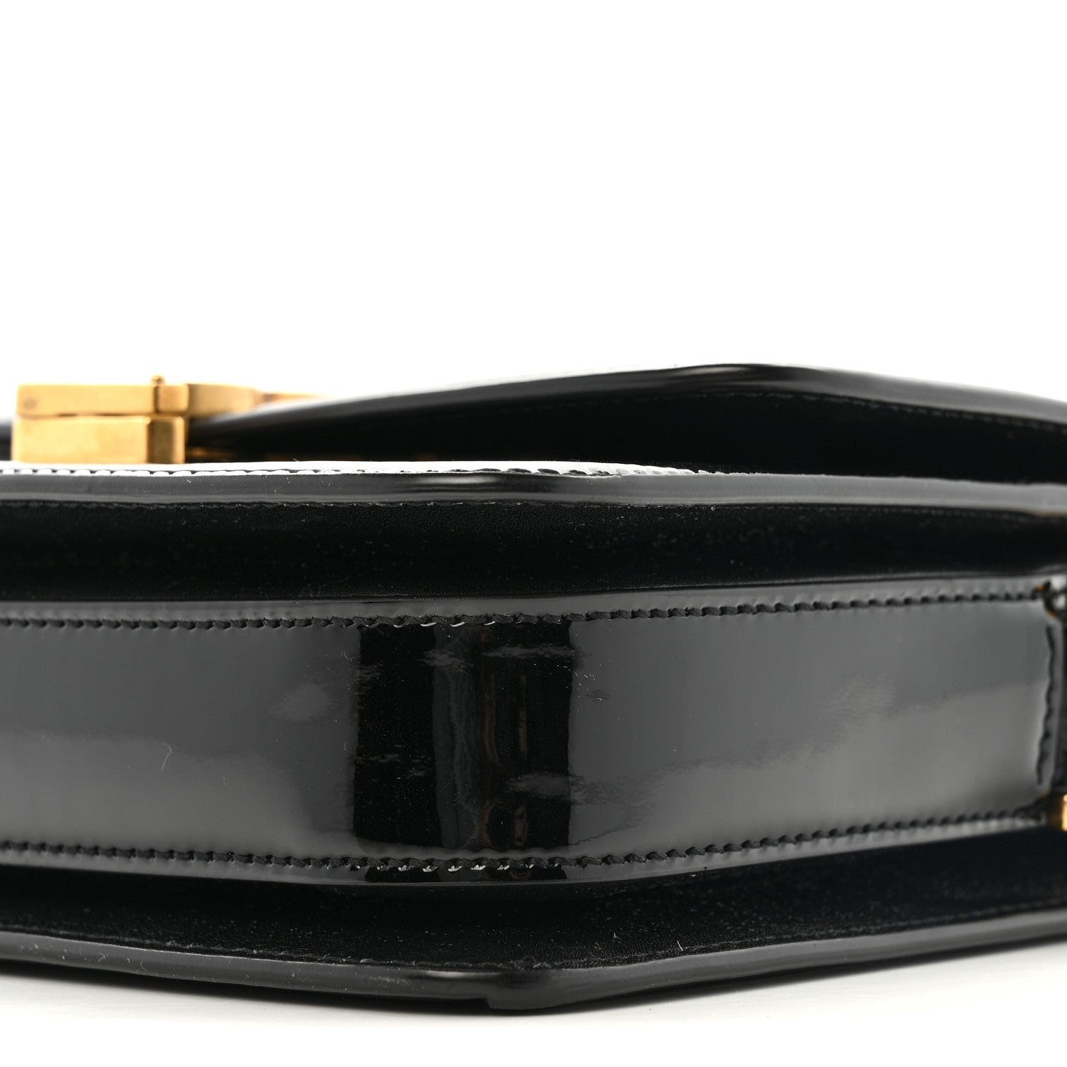 Vernice Diamond Small Solferino Satchel Black