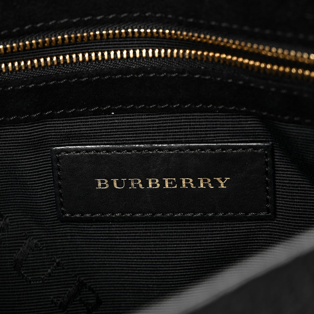 Signature Grain Medium Mildenhall Crossbody Bag Black